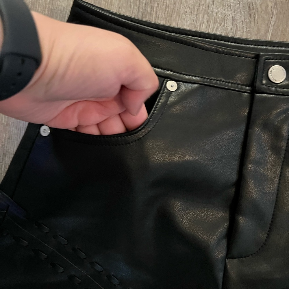 Revolve x Blank NYC Faux Leather Short in Opening Act - Picture 8 of 12